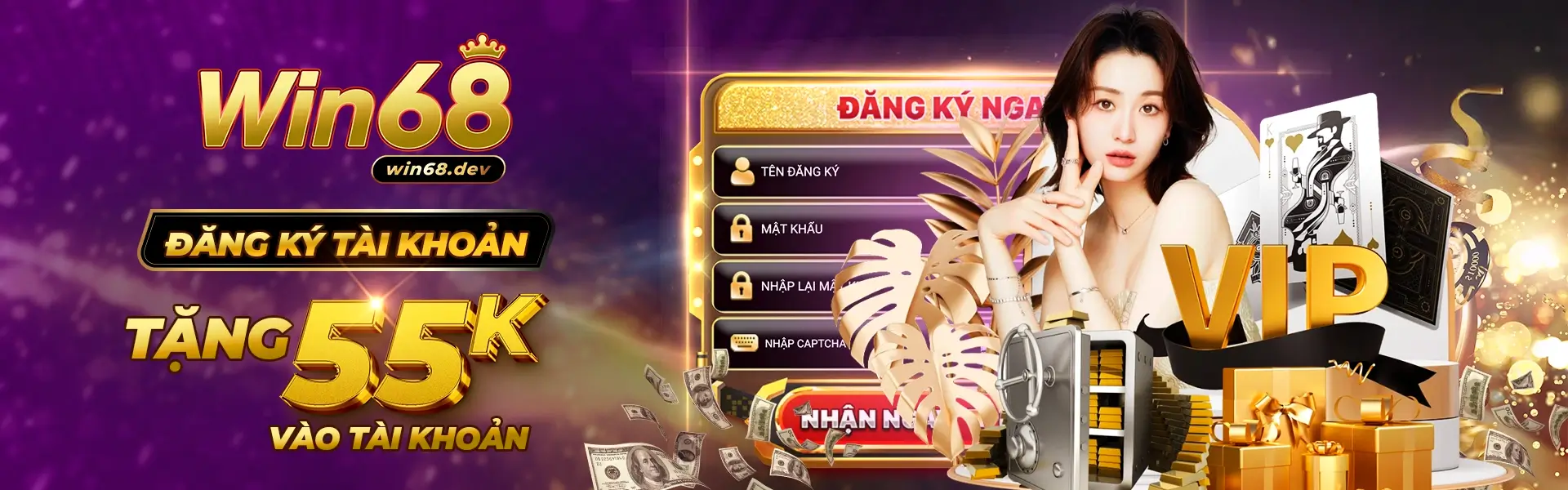 Dang ky tai khoan tang 55K vao tai khoan Violetwebp