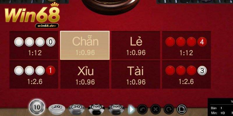 Tài xỉu Win68 – Cược nhanh thắng lớn với chiến thuật chuẩn 3 Hướng dẫn cách áp dụng luật chơi tài xỉu tại Win68