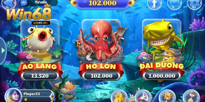 Bắn cá Thần Tài Win68 - Chiến lược săn boss chuẩn như xạ thủ 3 Hướng dẫn cách chơi bắn cá thần tài Win68